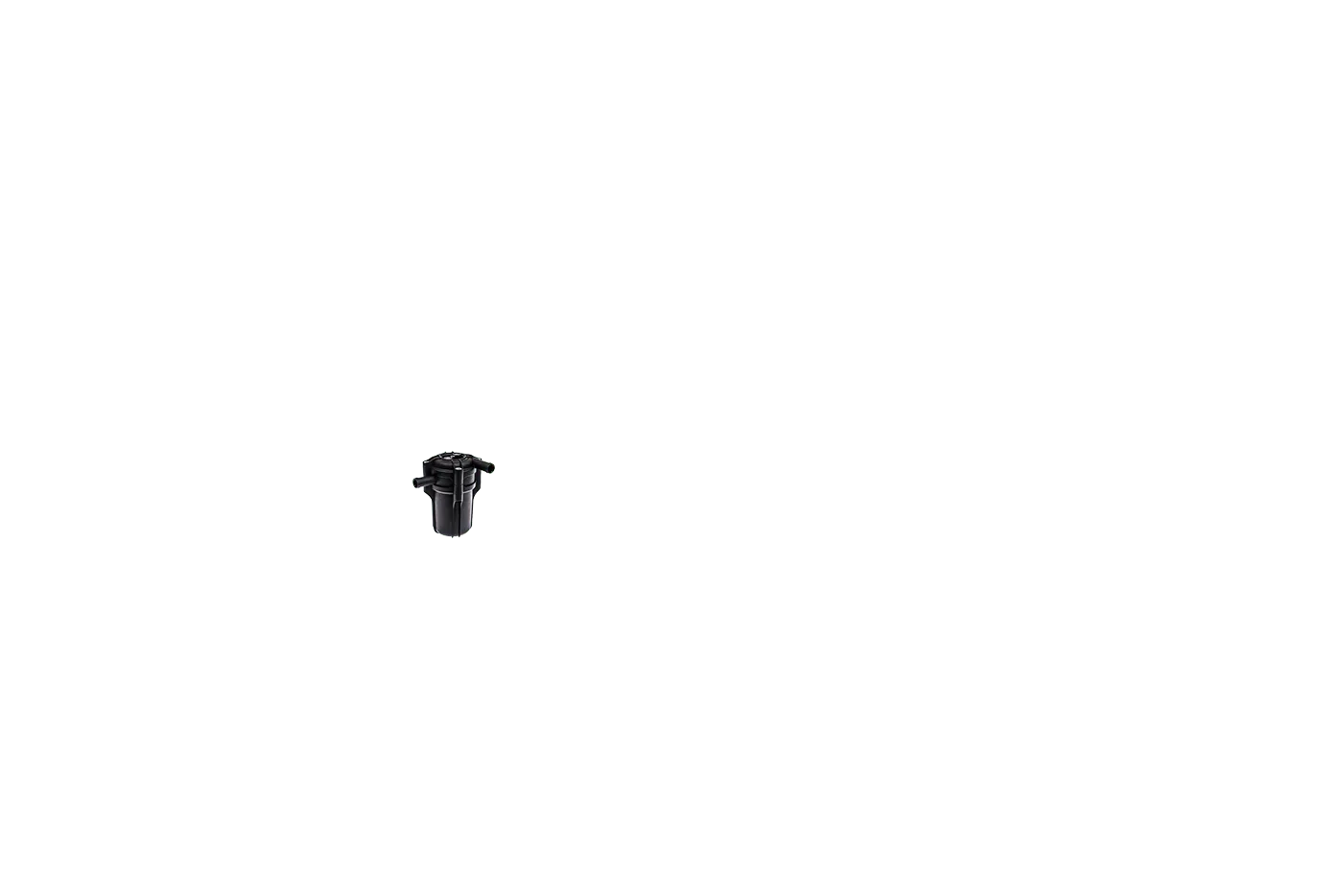 Vapour phase gas filter